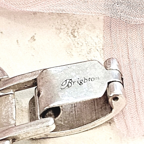 Brighton Natural Elements Brushed Silver Hammered Textured Bracelet - Picture 5 of 6